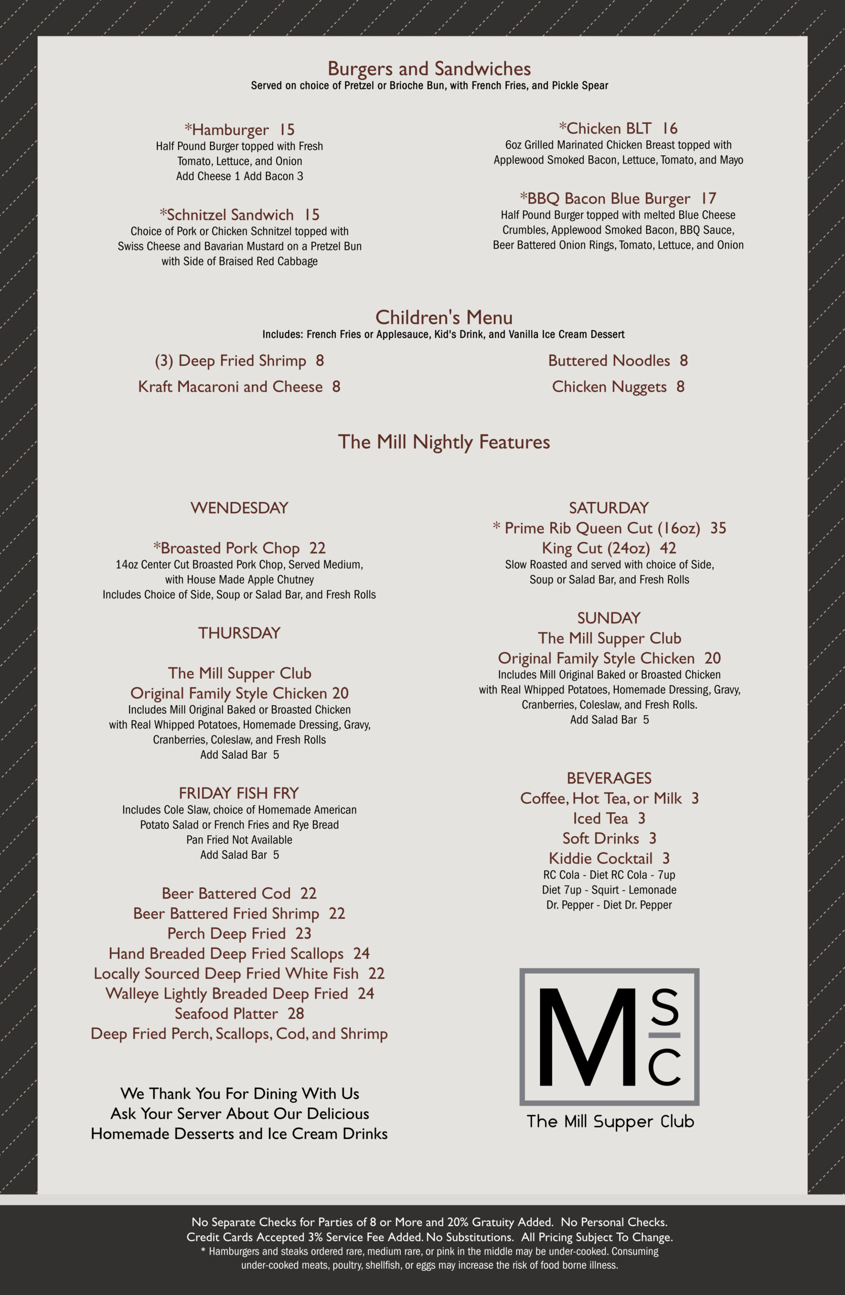 Summer Dinner Menu Web 2024P2