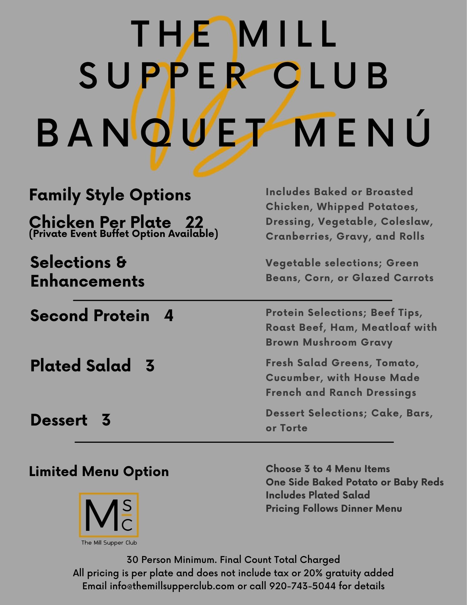 Banquet Menu Updated 2026 Web